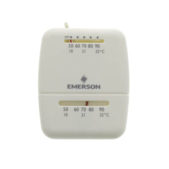 White-Rodgers 1C20-101; 01C20 101S1 Thermostat (White, Low voltage, 24v, 50 to 90°F)