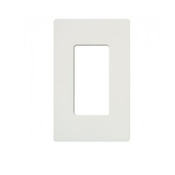 Lutron Electronics CW-1-WH Wall Plate (White, Plastic, Gangs: 1)