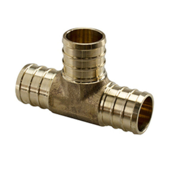 Sioux Chief 641XG332 Tee (Brass, 3/4 x 3/4 x 1/2in, Lead Free)