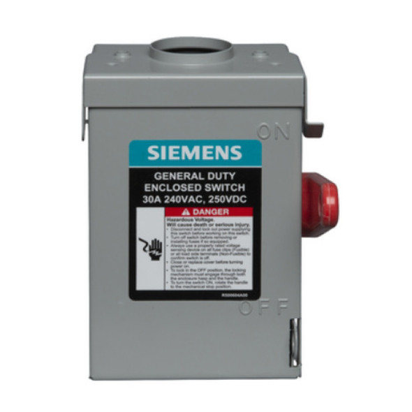 Siemens GNF321RA Safety Switch (Steel, 240v, 30A, 3P)