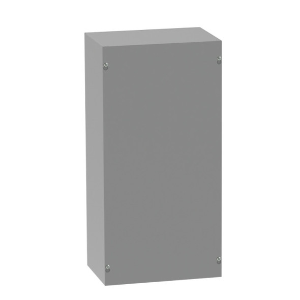 Hoffman Enclosures ASE8X8X4NK Enclosure (Gray, Mild Steel, 4.6lbs, 8 x 8 x 4in)