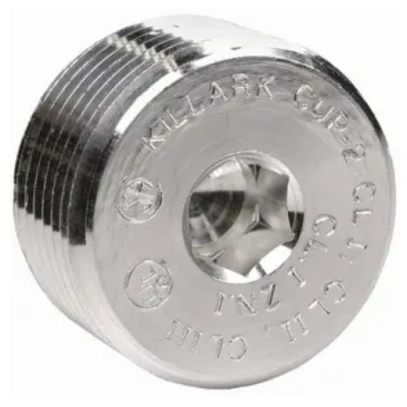 Killark PLUG2 Recessed Plug (Steel, 3/4in)