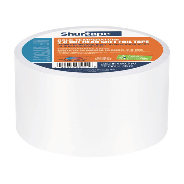 Shurtape 232035 Aluminum Foil Tape (Silver, Aluminum Foil, Acrylic, Plastic, 150ft x 3in)