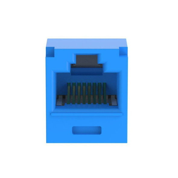 Panduit CJ6X88TGBU Jack Module (Blue, Polycarbonate, 1.5 x 0.71 x 0.63in)