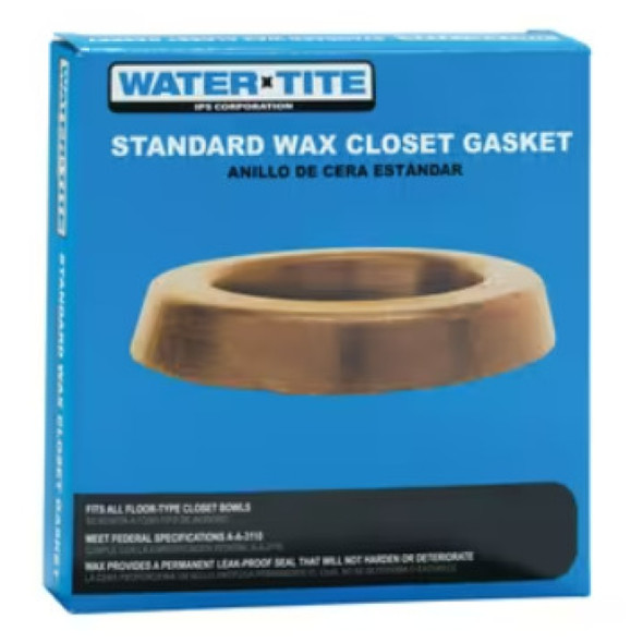 Water-Tite 82550; RWG1 Toilet Gasket (Brown, Wax, 4in)