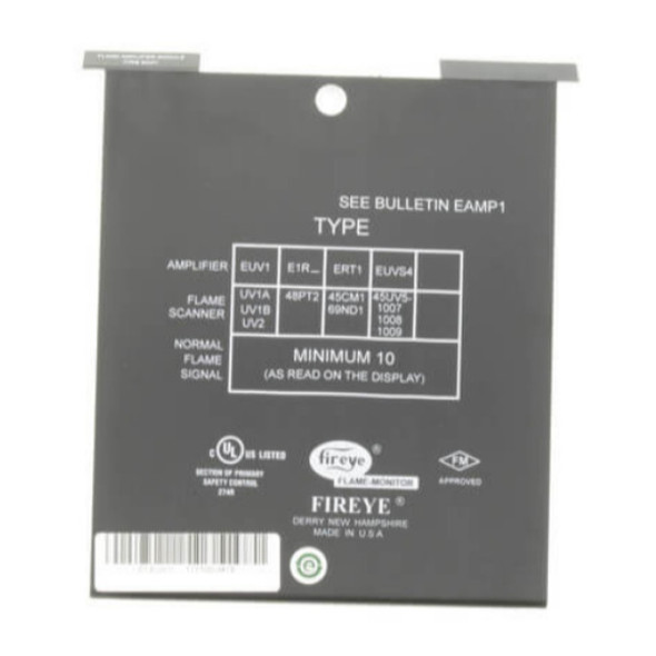Fireye ERT1 Amplifier (Used w/: 45CM1 & 69ND1)