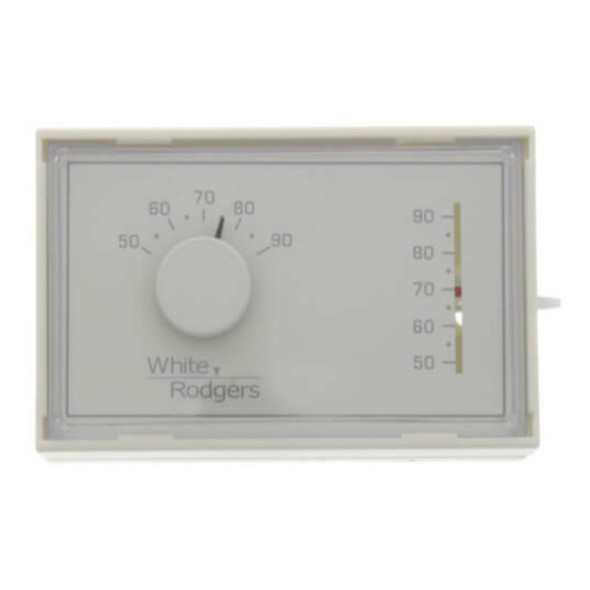 White-Rodgers 1F56N-444 Thermostat (White, 24v, 50 to 90°F)