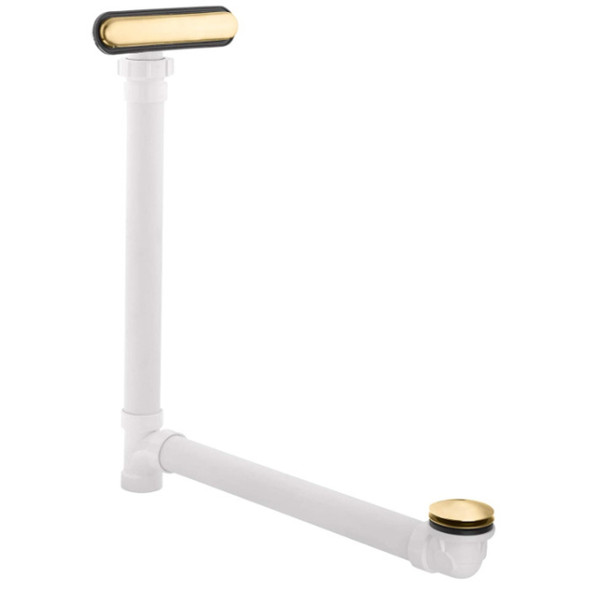 Kohler K-7272-2MB Bath Drain (Brass, Polyvinyl Chloride, Vibrant Brushed Moderne Brass)