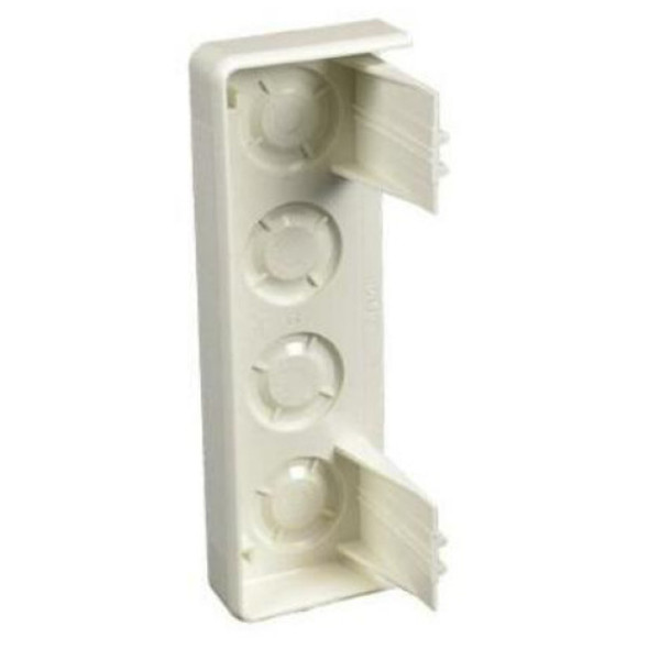 Wiremold 5410 End Fitting (Ivory, PVC)