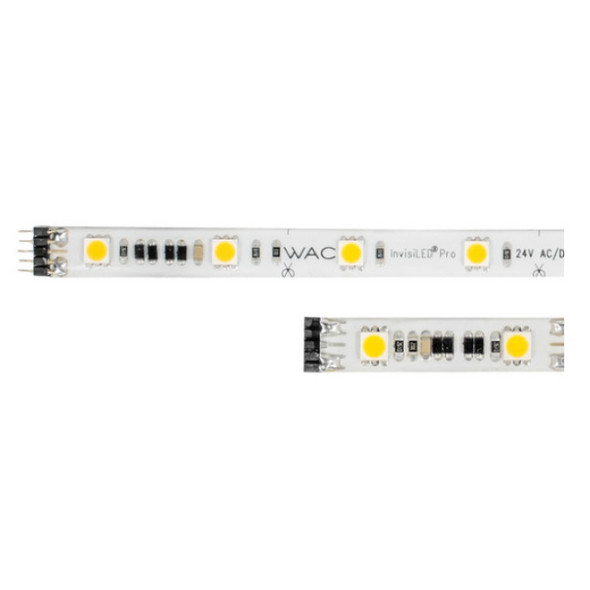 WAC Lighting LED-T24P-2IN-WT Tape Light (White, 24v, 0.50W, 3000K, 2in)