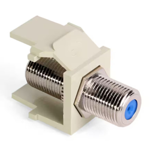 Leviton 41084-FIF Connector  (Ivory, High-Impact Fire-Retardant Plastic, 0.64 x 0.58 x 1.24in)