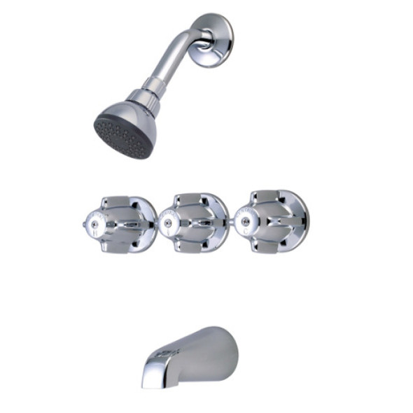 Central Brass 0968-Z Shower Trim Kit (Brass, Polished Chrome)