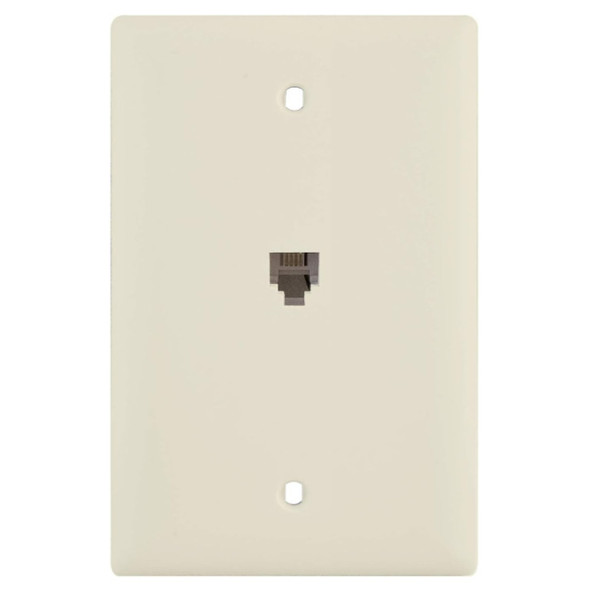 On-Q TPTE1LA Wall Plate (Light Almond, Gangs: 1)