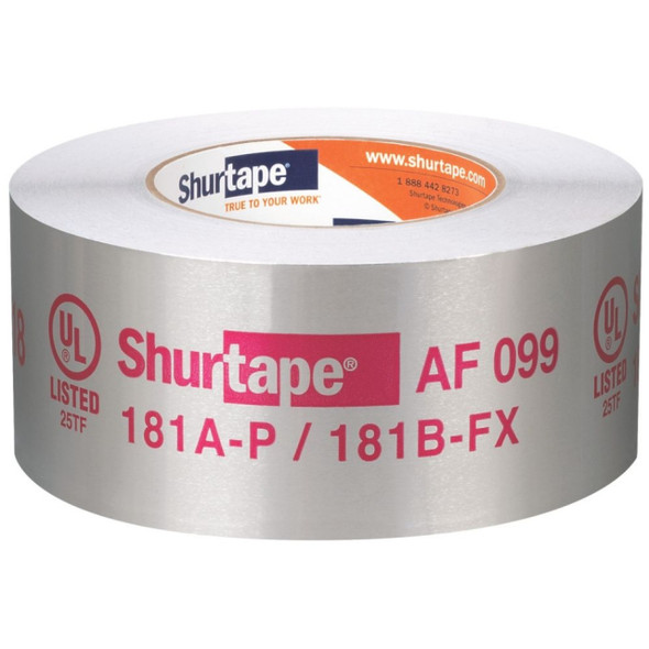Shurtape 232622 Aluminum Foil Tape (Silver, Aluminum Foil, Plastic, 60yd x 2-1/2in)