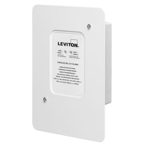 Leviton 51110-SRG Surge Protector (120/240v, Phase: 1)