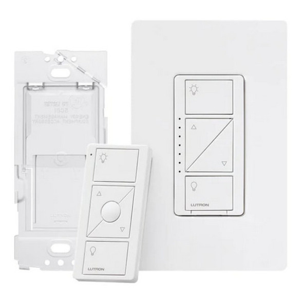 Lutron Electronics P-DIM-3WAY-WH Dimmer Switch (White, 120v, 1.25A, 1P)