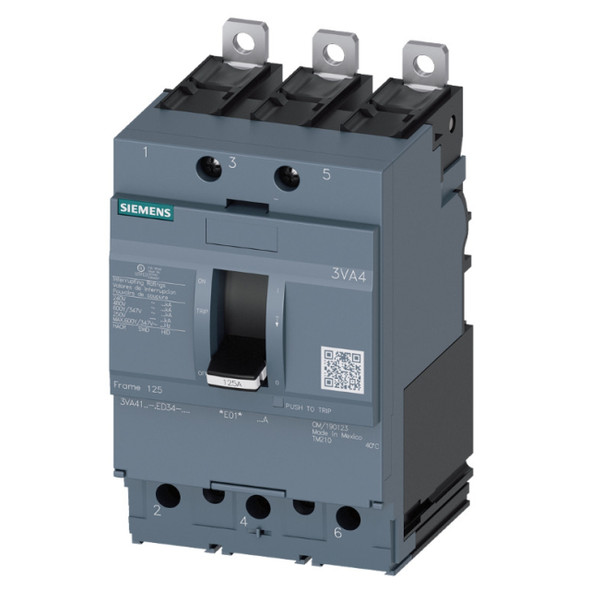 Siemens 3VA4160-4ED34-0AA0 Circuit Breaker (480v, 60A, 3P)