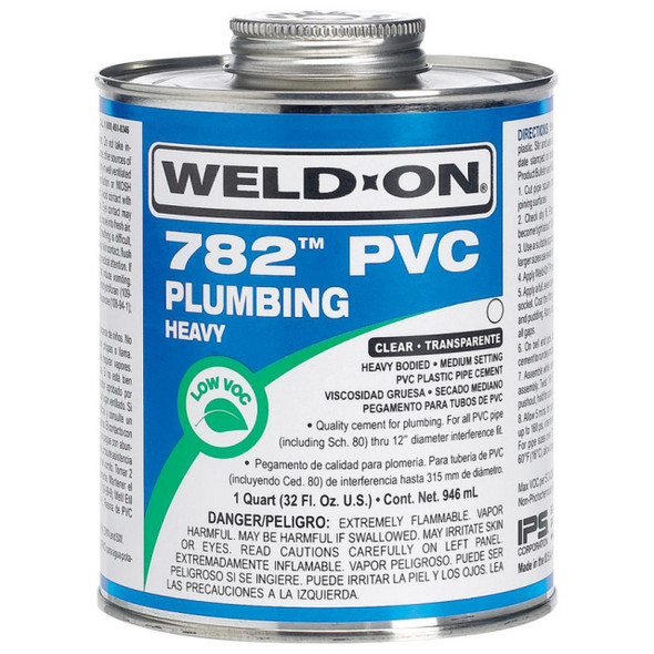Weld-On 14021 Cement (Grey, 1qt)