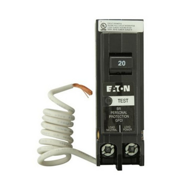 Cutler-Hammer BRN120GF Circuit Breaker (120/240v, 20A, 1P)