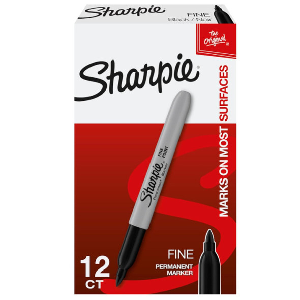 Sharpie 30001 Marker (Black) [12 Count]