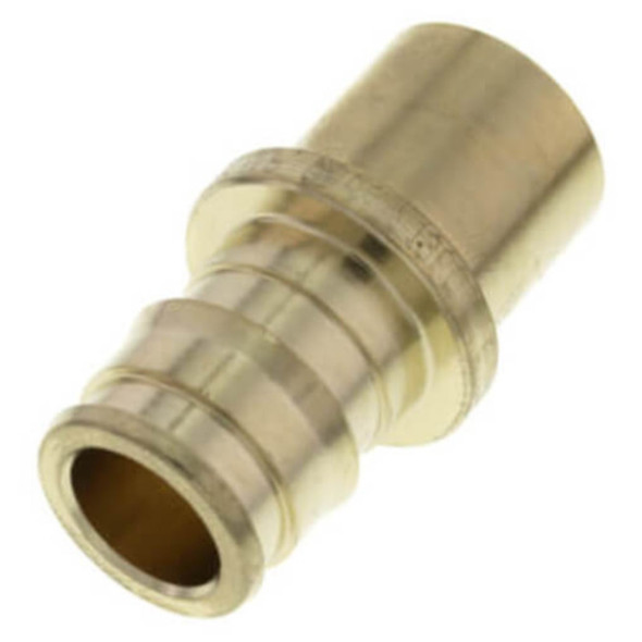 Uponor LF4505050 Adapter (Brass, 1/2in, Lead Free, 200PSI, 200°F)
