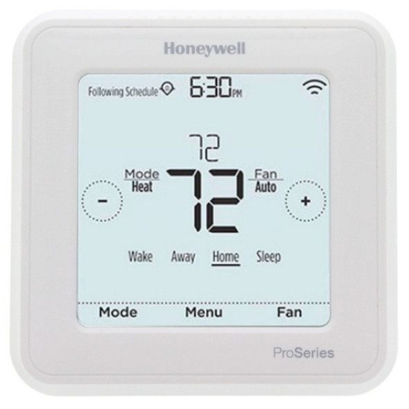 Honeywell TH6220WF2006/U; TH6220WF2006 Thermostat (White, 20/30VAC, 50 to 102°F)