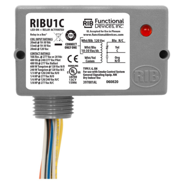 Functional Devices RIBU1C Relay 