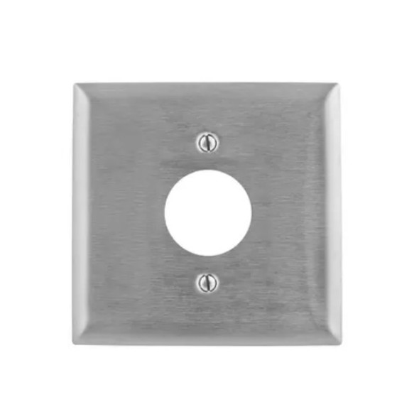 Bryant SS749 Wall Plate (Silver, Stainless Steel, Type 302/304, Gangs: 2)