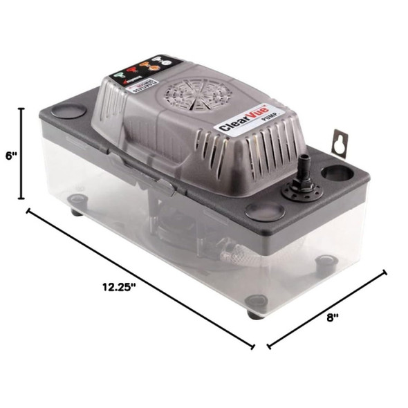 DiversiTech IQP-120 Condensate Pump (Black, Clear, 120v, 1/30hp, 1.6GPM)