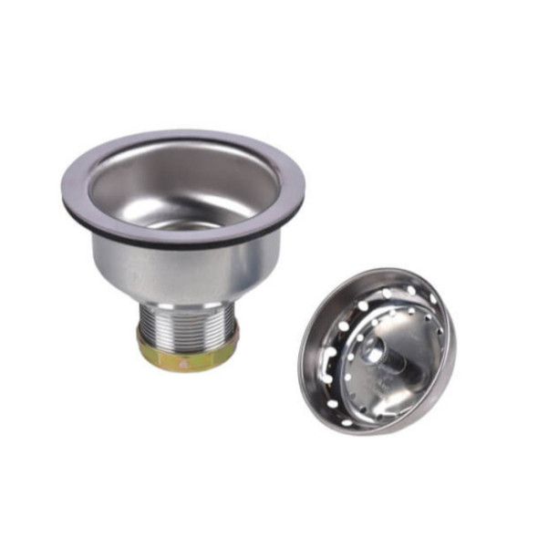 Dearborn 18 Sink Strainer (Stainless Steel, Round, Chrome Plated)