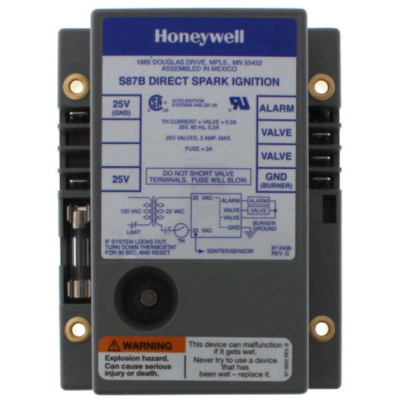 Honeywell S87B1065/U; S87B1065 Ignition Control (24VAC)