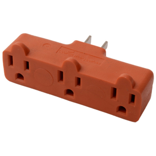 Devco 5223 Outlet Plug (125v, 15A, 2P, 3W)