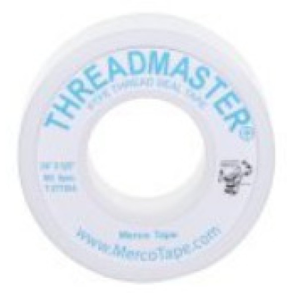 DiversiTech 6-735 Thread Seal Tape (White, PTFE, 2000PSI, 520in x 3/4in)