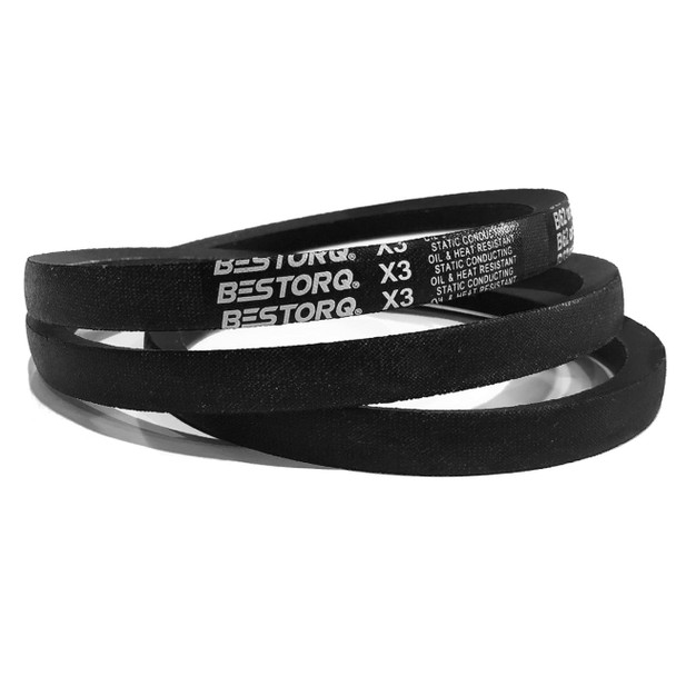 Bestorq B43or5L460 V-Belt (Black, Rubber, 46in x 0.66in)