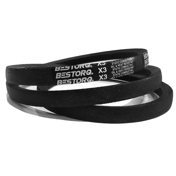 Bestorq B74or5L770 V-Belt (Black, Rubber, 77in x 0.66in)