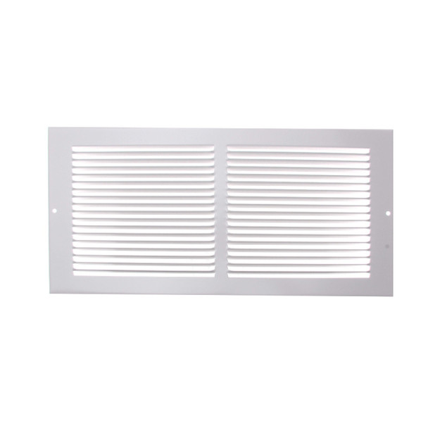 Hart & Cooley 043127 Return Grille (White, Steel, 14 x 6in)