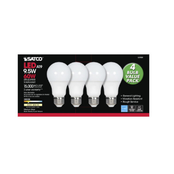 Satco Lighting S29589 LED Bulb [4 Count]