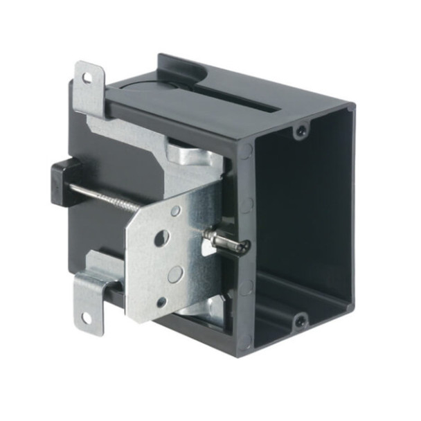 Arlington FA101 Mounting Box (Black, Plastic, 4.8 x 3.87in)