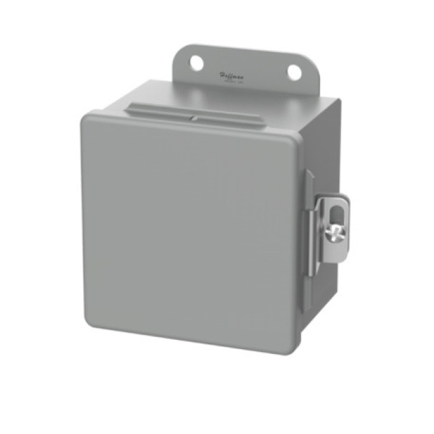 Hoffman Enclosures A604CH Enclosure (Gray, Mild Steel, 2.5lbs, 6 x 4 x 3in)