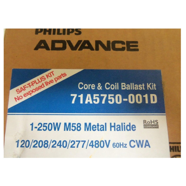 Philips Advance 71A5750-001D Ballast Kit (120/208/240/277/480v, 250W)