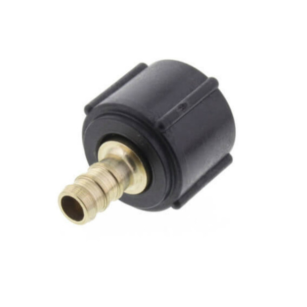 Viega 46023 Adapter (Brass, 3/8 x 1/2in, Lead Free, 160PSI, 180°F)