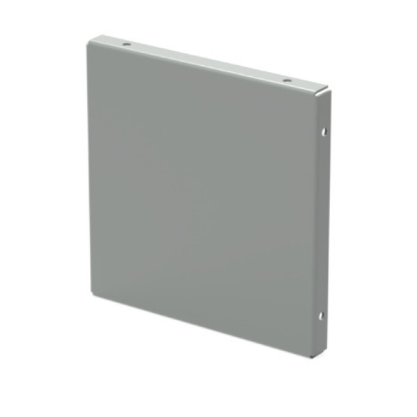 Hoffman Enclosures F88GCPNK Closure Plate (Gray, Mild Steel, 1.6lbs, 8 x 8in)