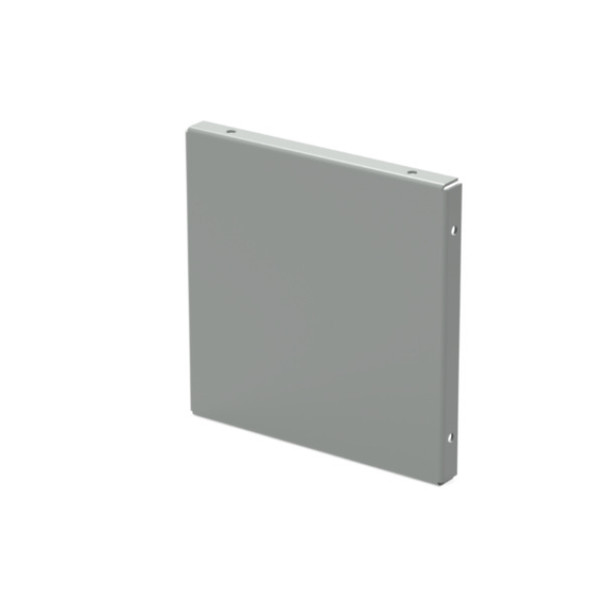 Hoffman Enclosures F66GCPNK Closure Plate (Gray, Mild Steel, 0.7lbs, 6 x 6in)