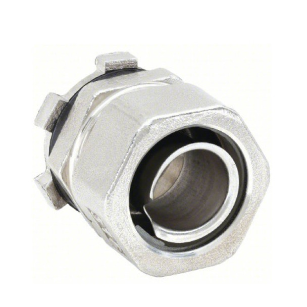 Calbrite S60500FCS0 Connector  (Silver, 316 Stainless Steel, 1/2in)
