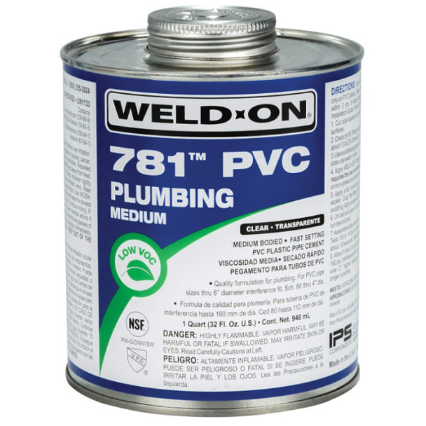Weld-On 14006 Cement (Clear, 32fl oz)