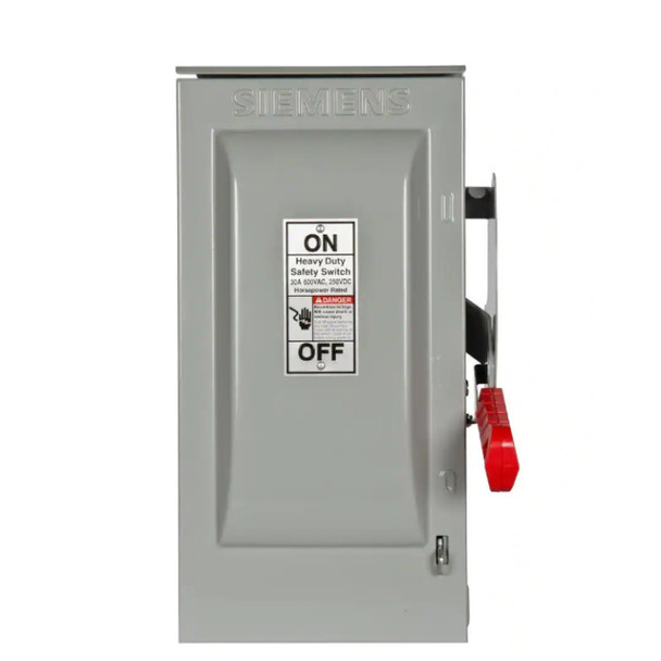 Siemens HF361R Safety Switch (Steel, 600v, 30A, 3P)