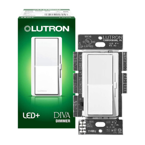 Lutron Electronics DVCL-153P-WH Dimmer Switch (White, 120v, 1P)