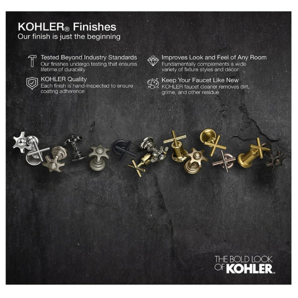 Kohler K-TS97074-4G-BL Shower Trim Kit (Metal, Matte Black)