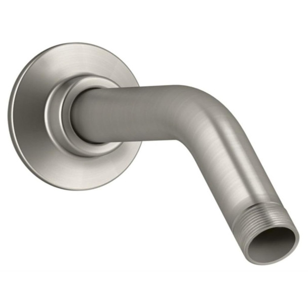 Kohler K-7395-BN Shower Arm (Metal, Brass, Vibrant Brushed Nickel, 1/2in)