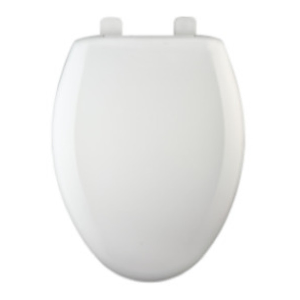 Church 500TM 000 Toilet Seat (White, Plastic, 18-5/8 x 14-1/8 x 5-1/2in, Elongated)